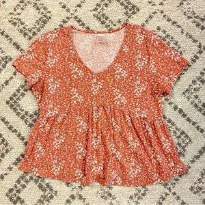 🩵3 for $10 No Boundaries Babydoll Top